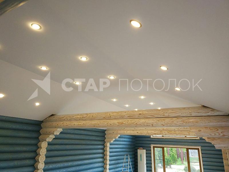Тканевые натяжные потолки цена за м2 — с установкой, фото, купить в Москве